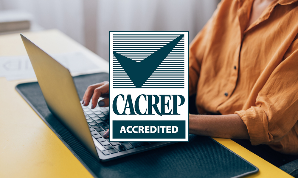 Accredited by CACREP