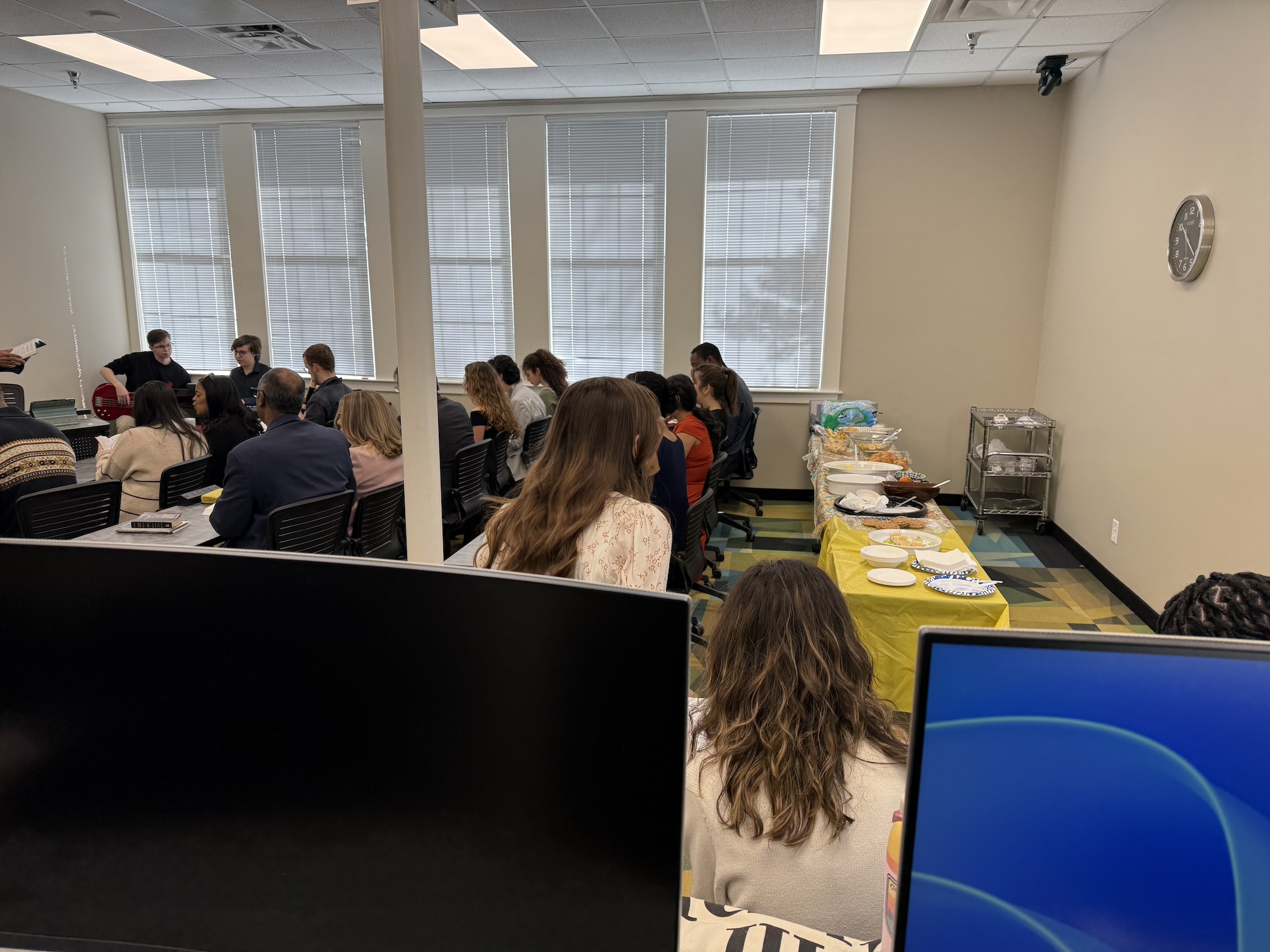 Diving into scripture reading.