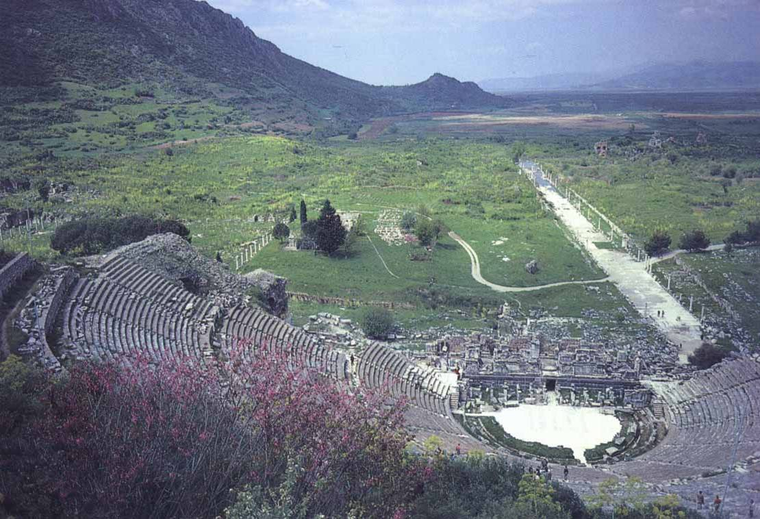 An amphitheater at Ephesus.