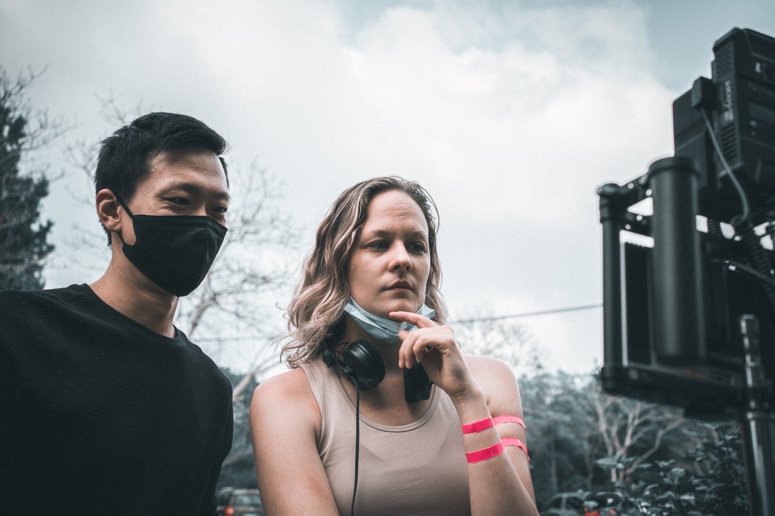 Sydney Tooley filming production in Taiwan