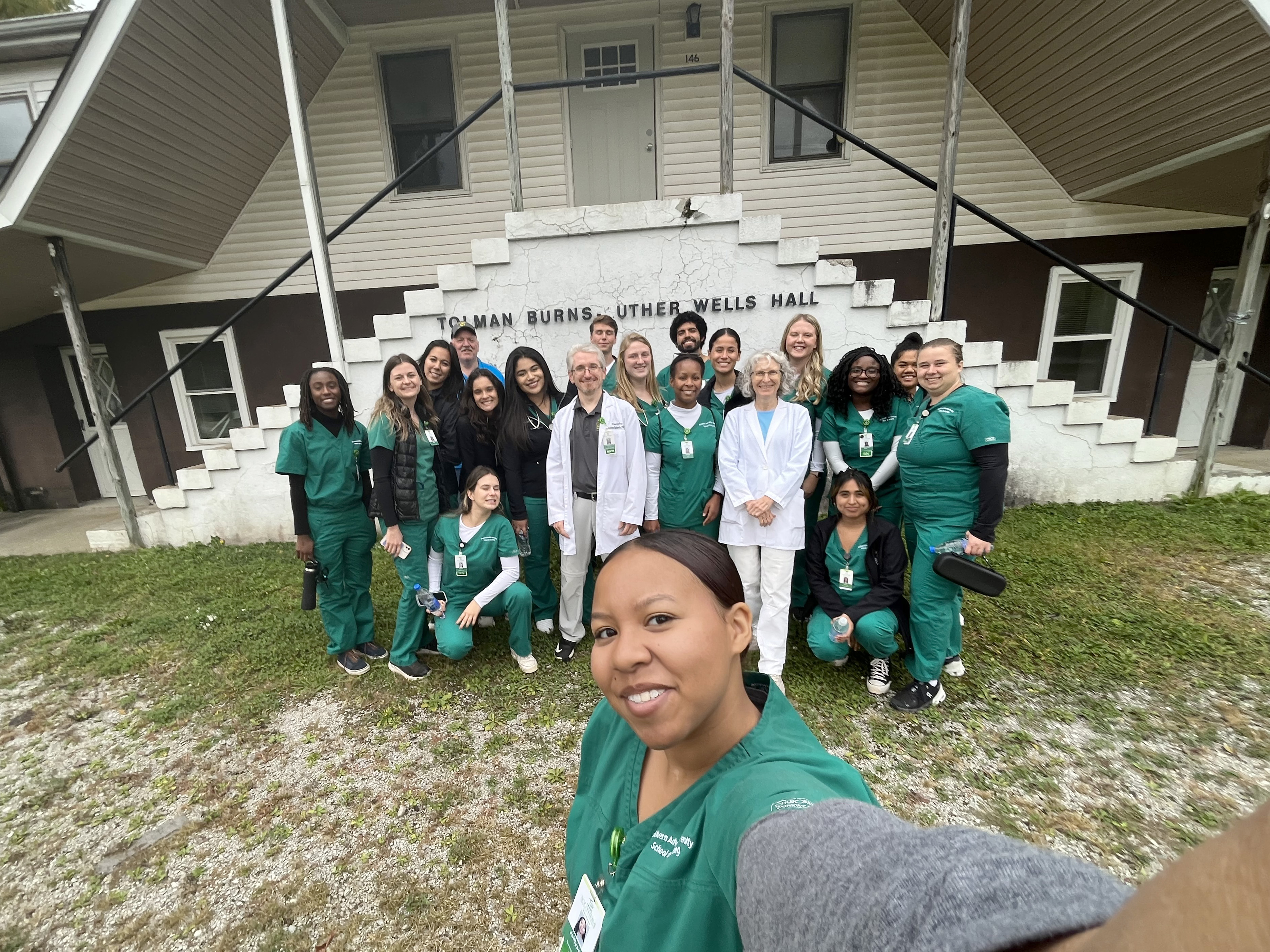 Southern Adventist University nursing students selfie