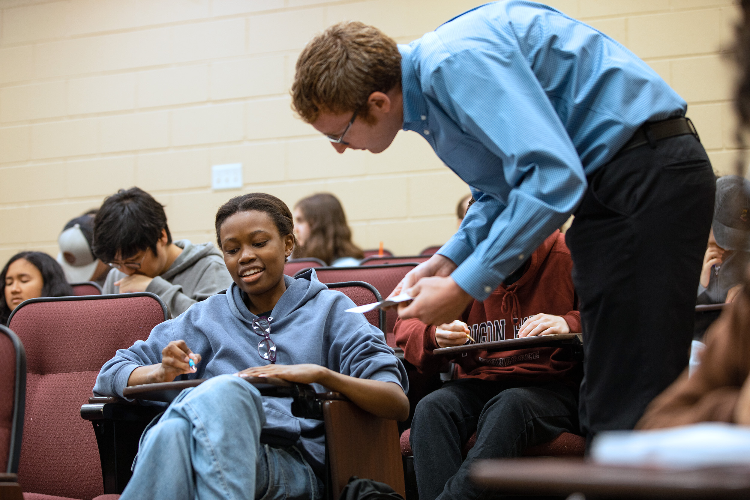 Another Southern Adventist University professor teaching a class